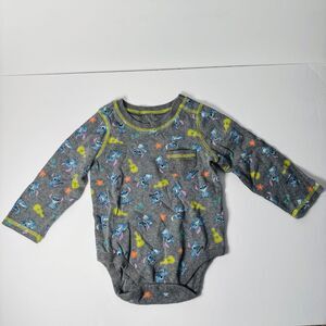 Disney Store Stitch Baby‎ Bodysuit Cuddly Lilo & Stitch Cotton Size 18-24 Mo